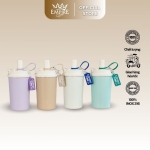 Ly Coffee Giữ Nhiệt 500ML Tối Giản Có Ống Hút