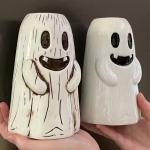 Ly Cocktail Halloween hình chú ma đáng yêu