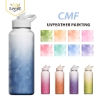Bình giữ nhiệt Ombre nắp bật hiện đại