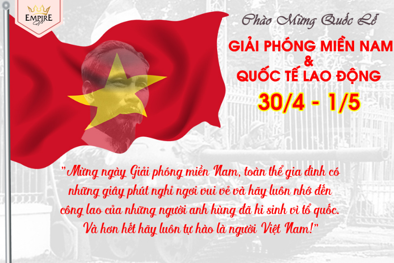 mẫu thông báo nghỉ lễ 3 30-4 1-5