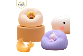 Đèn ngủ hình bánh donut kèm mascot DONO siêu dễ thương