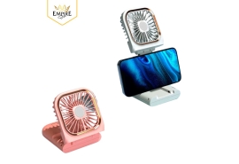 Quạt Mini Kẹp Điện Thoại Tản Nhiệt 3 Chế Độ Gió