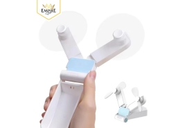 Quạt Mini Cầm Tay Hai Đầu Gấp Gọn Đa Năng