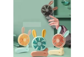 Quạt cầm tay tai thỏ 